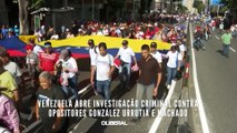 Venezuela abre investigação criminal contra opositores González Urrutia e Machado