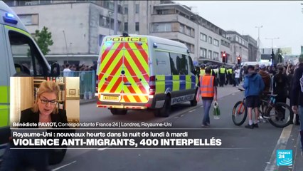 Violence anti-migrants : 400 interpellés au Royaume-Uni
