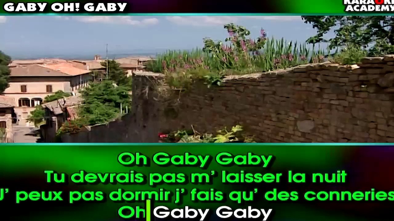 Alain Bashung — Gaby Oh! Gaby | KARAOKÉ ACADEMY – VOLUME 12