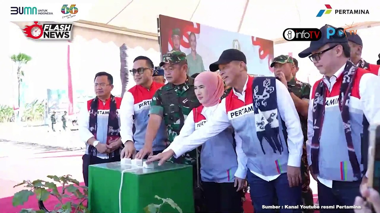 PERTAMINA DAN TNI AD SUKSES UBAH WAJAH KAMPUNG MANUSAK, KUPANG TIMUR, NTT MENJADI SURGA