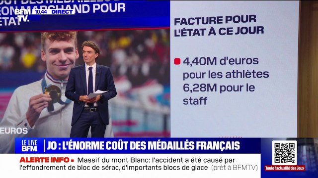 LES ÉCLAIREURS - Combien gagnent les médaillés français aux Jeux olympiques?