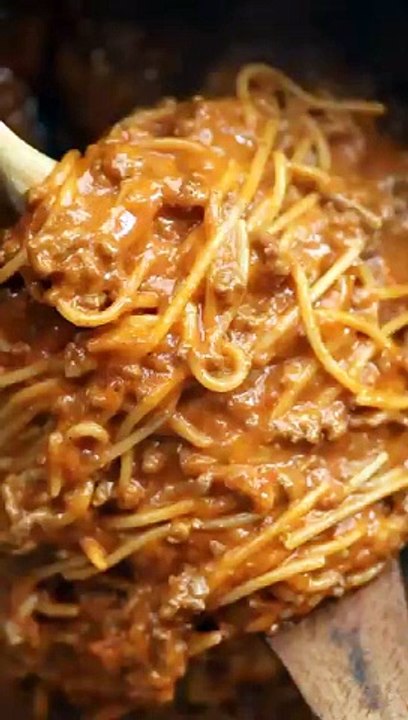 One Pot Taco Spaghetti