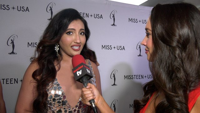 Shree Saini Interview 2024 Miss USA Finals Red Carpet at Peacock Theatre at L.A. Live