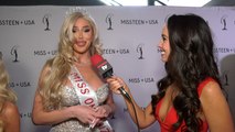 La Demi Interview 2024 Miss USA Finals Red Carpet at Peacock Theatre at L.A. Live
