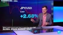 Japan's Nikkei sees biggest rout since 1987 Black Monday
