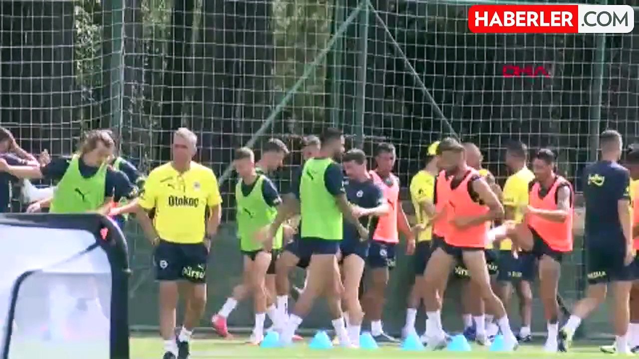 Fenerbahçe, Lille maçı öncesi son antrenmanını gerçekleştirdi