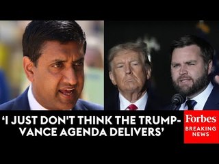 ‘I'm Just Disappointed With His Positions’: Ro Khanna Reacts To JD Vance Being Trump's Running Mate