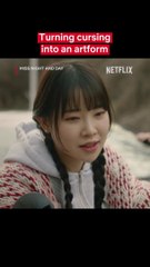 Her cursing sounds like a Korean tongue twister :