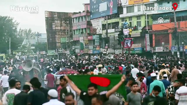 Bangladeş’te hükümet karşıtı protestolar! Başbakan Hasina istifa etti, Hindistan’a kaçtı