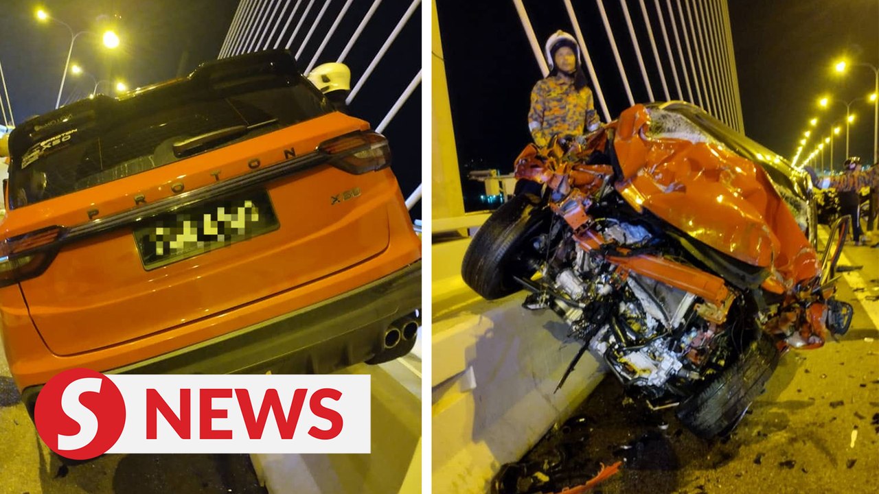 Man killed after crashing on Second Penang Bridge