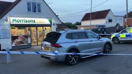 Man stabbed in car outside Morrisons shop