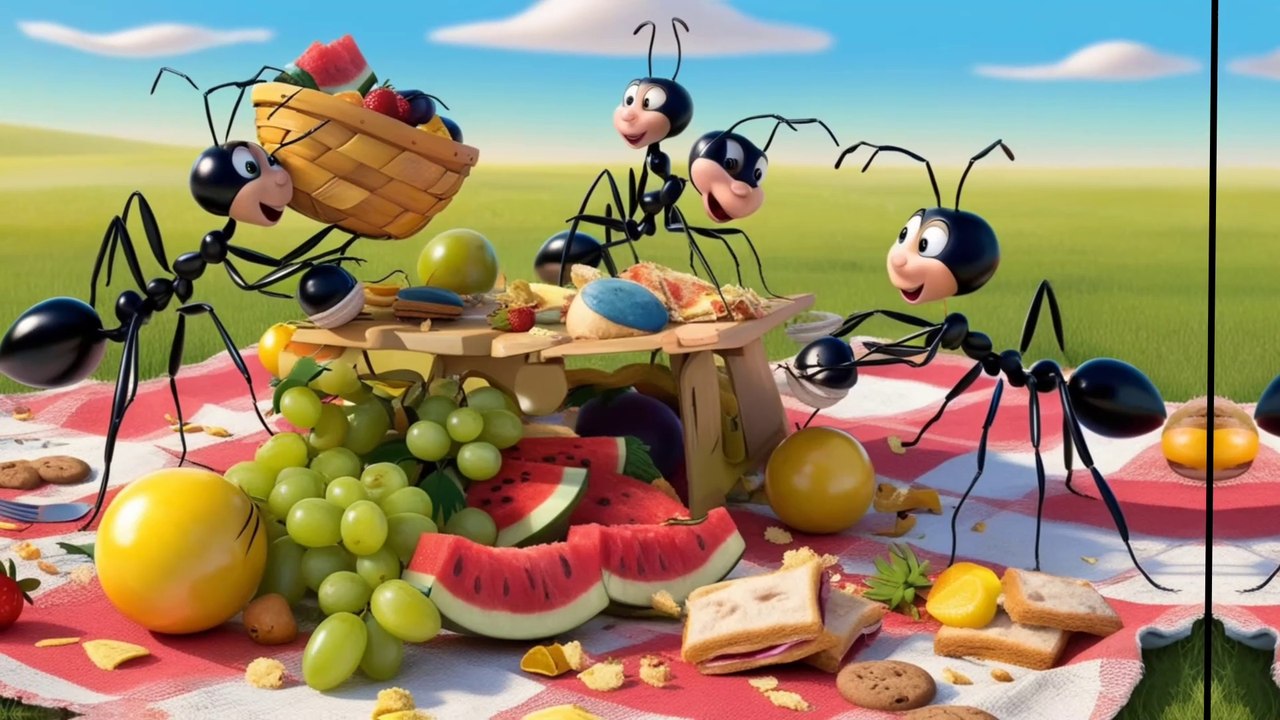 The Ants go marching one by one nursery rhymes for kids