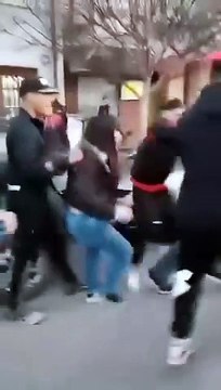 Disturbios en el Paseo de las Esculturas