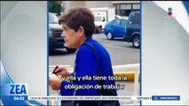 Mujer es captada robando y amenazando a su propia madre
