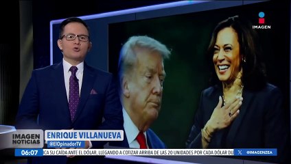 Kamala Harris aventaja por un punto a Donald Trump, según encuesta