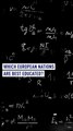 Which European nations are most highly educated?