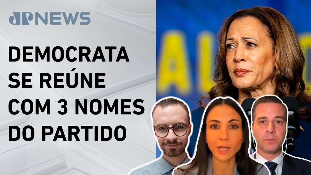 Quem deve ser vice de Kamala Harris nas eleições dos EUA? Neitzke, Amanda e Beraldo analisam