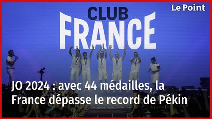 JO 2024 : avec 44 médailles, la France dépasse le record de Pékin