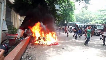 Manifestantes reafirman su desafío al Gobierno bangladesí en una jornada con 57 muertos