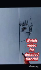 Anime drawing #drawing #drawingforkids