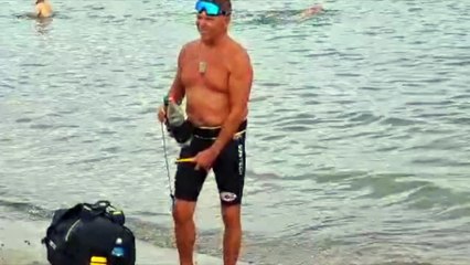 El aventurero sueco Jari Cennet Tammi se estrena en Las Canteras