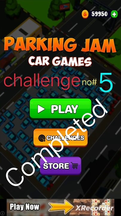"Parking Perfection: Challenge 5 Dominated" 2. "Tight Spots and Triumphs: Car Parking Jam 5" 3. "Challenge Accepted: Car Parking Jam 5 Completed" 4. "Parking Prodigy: Challenge 5 Success" 5. "Jam Packed Park