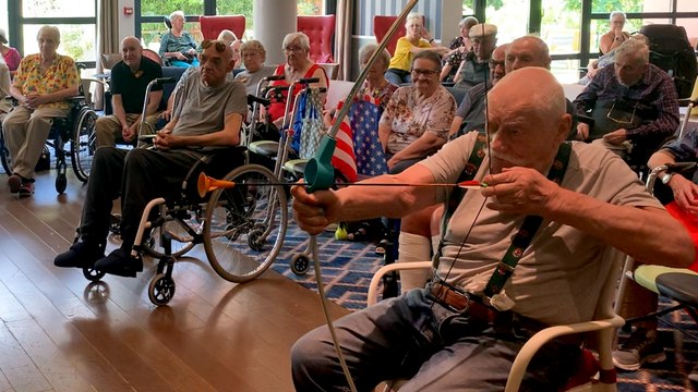 Les Jeux olympiques s'invitent dans un Ehpad à Drancy