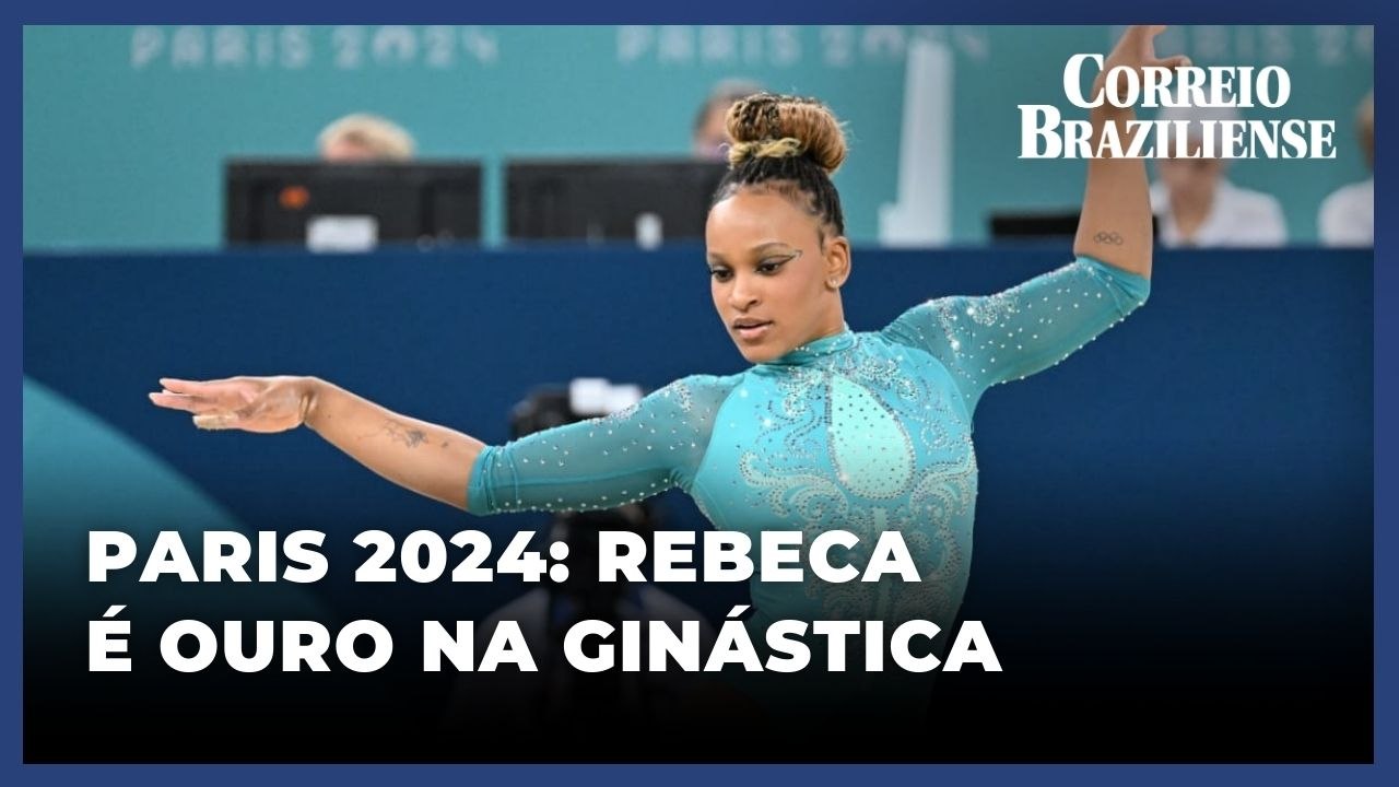 Rebeca leva o ouro no solo e se torna maior medalhista brasileira da história