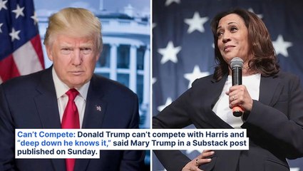 Trump's Niece Says Ex-President 'Has Every Reason To Be Scared' Of Kamala Harris