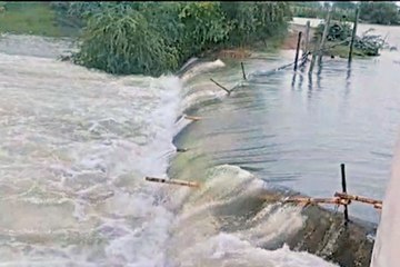 नगरफोर्ट में 11 घंटे झमाझम बारिश, तीर्थ स्थल लघु पुष्कर मांडकला सरोवर की टूटी पाल