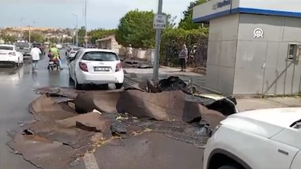 Tekirdağ ve Kırklareli'nde fırtına ve dolu etkili oldu