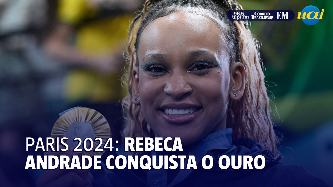 Rebeca Andrade conquista o ouro na ginástica