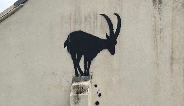 Banksy confirms new west London artwork as his - as fans rush to site