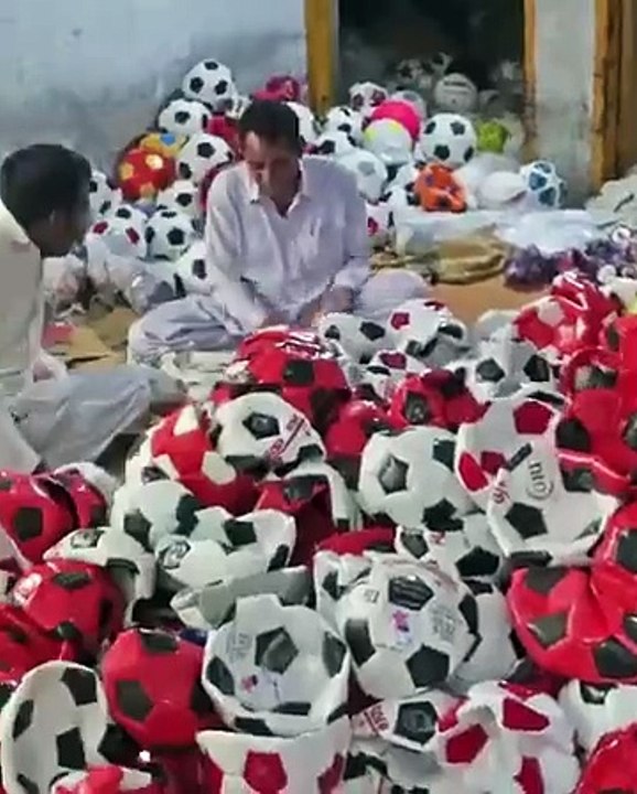 Process of Making Football in Pakistan