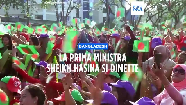 Bangladesh: si dimette la premier Hasina, assalto dei manifestanti alla residenza ufficiale a Dacca