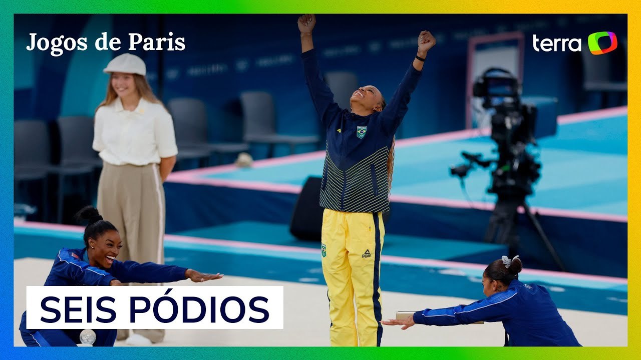 Rebeca Andrade é ouro no solo e vira a maior medalhista do Brasil