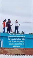 Graban últimos instantes de vida de jovencita previo a morir