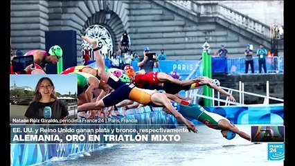 Informe desde París: Alemania se lleva el oro en el triatlón mixto dejando atrás a EE. UU.