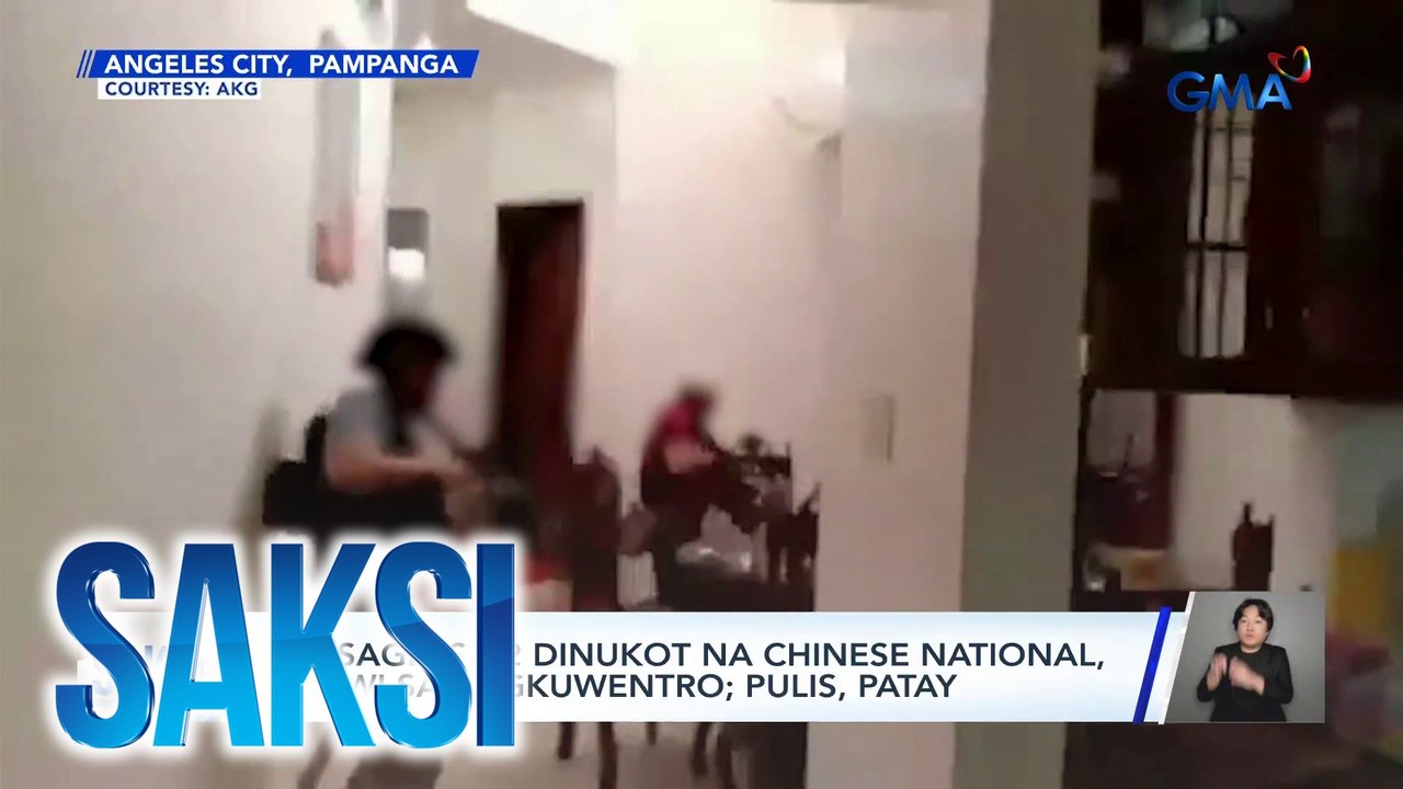 Pagsagip sa dalawang dinukot na Chinese national, nauwi sa engkuwentro; pulis, patay | Saksi