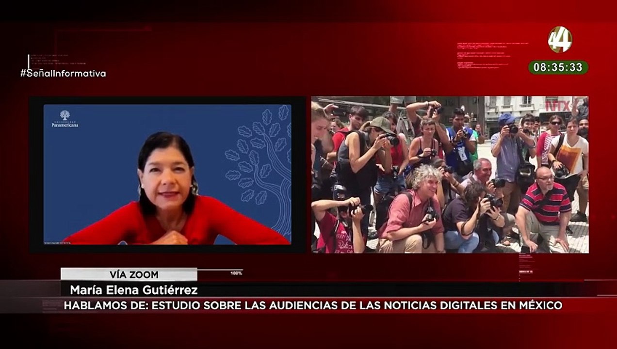 María Elena Gutiérrez habla de un estudio sobre las audiencias de noticias digitales en México