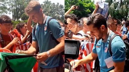 El Atlético de Madrid es recibido eufóricamente en Hong Kong y se enfrentará al Kitchee SC en un amistoso como parte de la pretemporada
