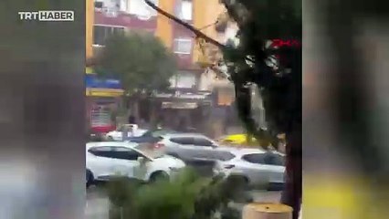 Tekirdağ ve Kırklareli'nde fırtına ve dolu etkili oldu