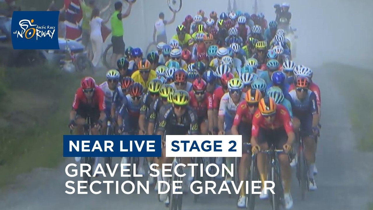 Gravel section Stage 2 Arctic Race of Norway 2024 Vidéo Dailymotion