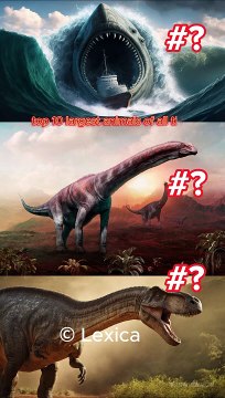 Beasts of the Ages: Top 10 Largest Animals to Have Ever Existed! #animals #jurassicworld #shorts