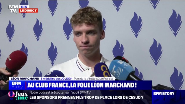 Léon Marchand: Quatre médailles d'or, c'est plus que ce que je rêvais