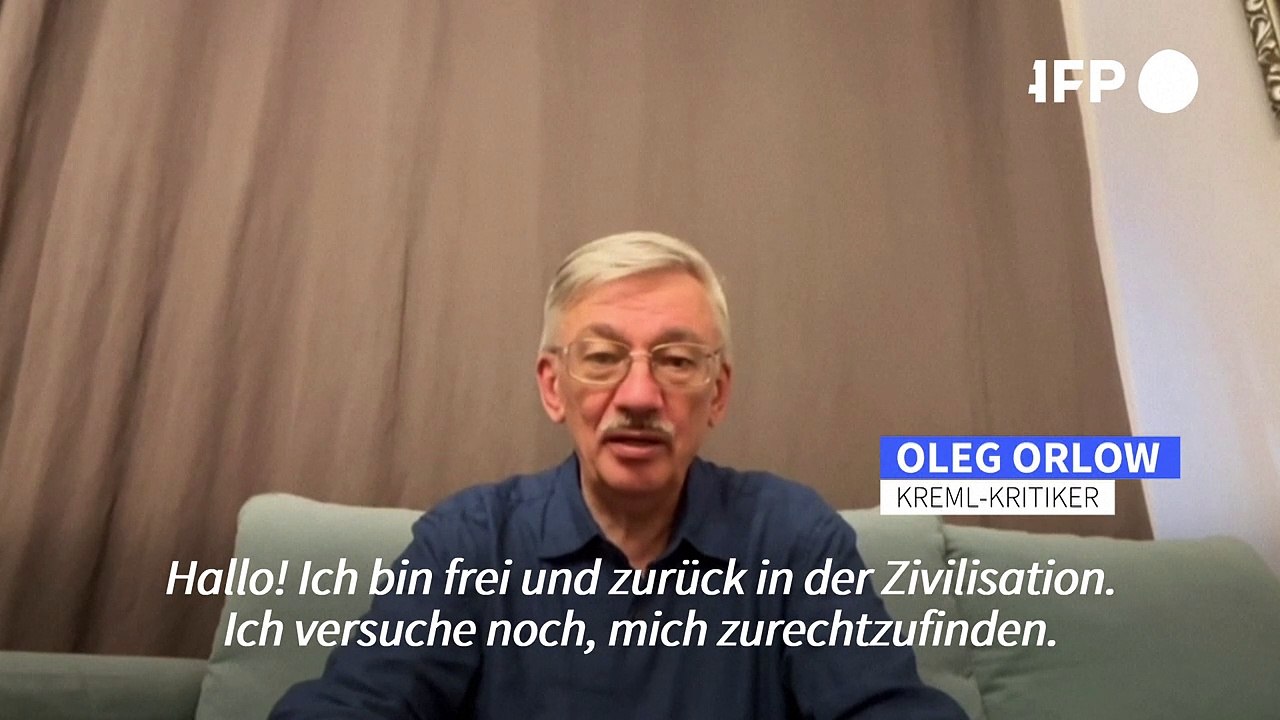 Freigelassener Kreml-Kritiker Orlow will weitermachen