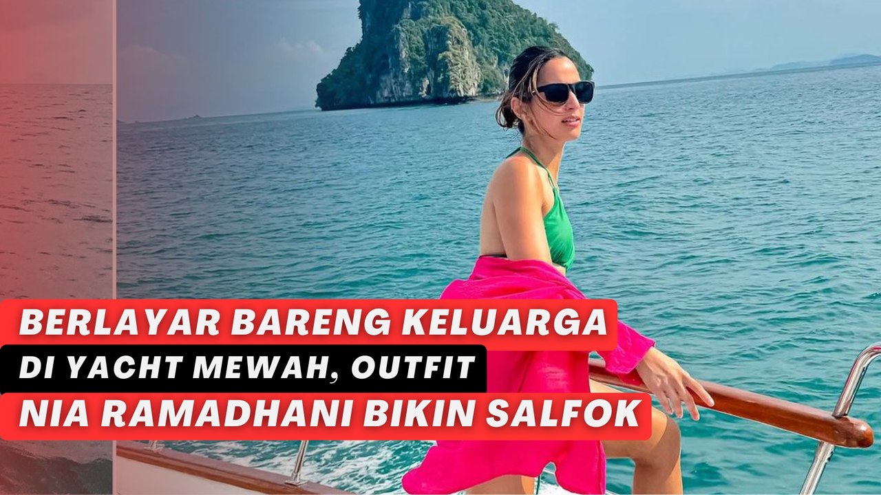 Berlayar Bareng Keluarga di Yacht Mewah, Outfit