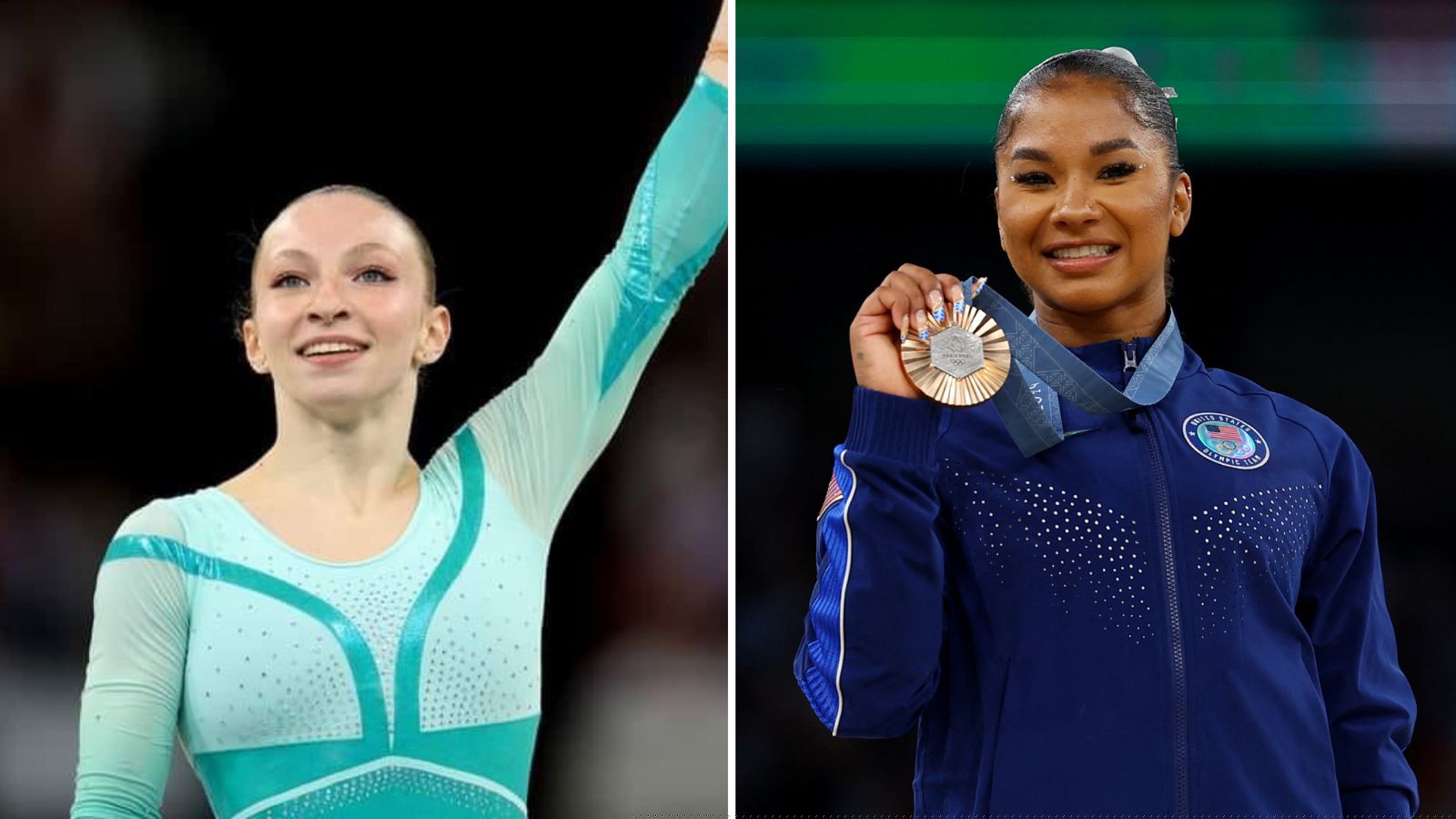 Biles heaps praise on 'incredible' Andrade after taking silver in floor final