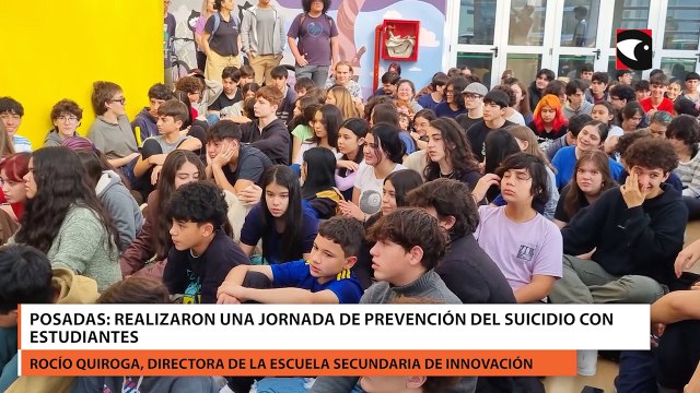 Posadas Realizaron una jornada de prevención del suicidio con estudiantes