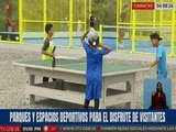 Caraqueños disfrutan de los espacios deportivos y recreacionales en total paz